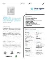 Intelligent Lighting Controls WIDEVIEW Manual preview