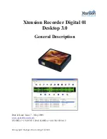 Intelligent Recording Digital 01 General Description Manual preview