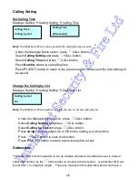 Preview for 16 page of Intelligent Security GSM Door Phone System Installation And Operation Manual