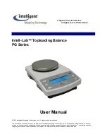 Preview for 4 page of Intelligent Weighing Technology Intell-Lab PG Series User Manual