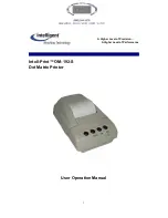 Intelligent intell-print om-192-s User'S Operation Manual предпросмотр