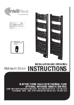 IntelliHeat B-ECO-0500 Installation And Operating Instructions Manual preview