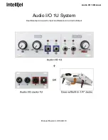 Preview for 1 page of Intellijel Audio I/O 1U Manual