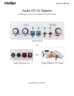Intellijel Pedal I/O 7U Case Adapter Manual preview