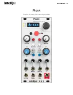 Preview for 1 page of Intellijel Plonk Manual