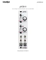 Intellijel UVCA II Manual preview