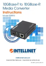 Preview for 1 page of Intellinet 508193 Instructions Manual