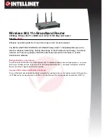 Intellinet 523967 Specification Sheet preview