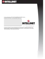 Предварительный просмотр 4 страницы Intellinet 524728 Specifications