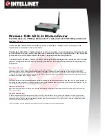 Intellinet 524872 Specifications preview