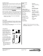 Preview for 2 page of IntelliSense FlexGuard-Plus FG-930 Installation Instructions