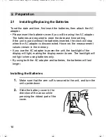 Preview for 10 page of IntelliSense i-Q132 Instruction Manual