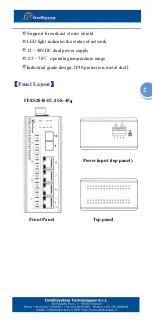 Preview for 2 page of Intellisystem IT-ES2010-IU-2GS-4F Series Hardware Installation Manual