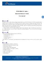 Intellisystem IT-ES3016-IU Series User Manual preview