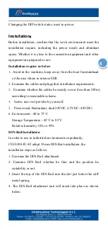 Preview for 8 page of Intellisystem IT-ES308-IU-4F Hardware Installation Manual