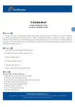 Preview for 1 page of Intellisystem IT-ES608-IM Hardware Installation Manual