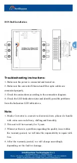 Preview for 8 page of Intellisystem IT-PMC-3010 Manual