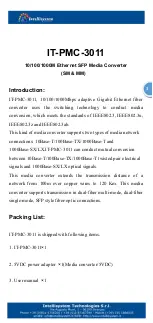 Preview for 1 page of Intellisystem IT-PMC-3011 User Manual