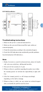 Preview for 8 page of Intellisystem IT-PMC-3011 User Manual