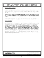 Preview for 2 page of Intellitec 00-00571-000 Service Manual