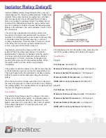 Intellitec 00-00629-120 Instruction Manual preview