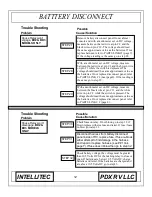 Предварительный просмотр 12 страницы Intellitec Battery Disconnect BD0 Service Manual