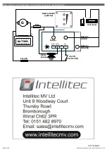 Предварительный просмотр 8 страницы Intellitec BG40 Owner'S Manual