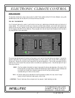 Предварительный просмотр 2 страницы Intellitec ECC Service Manual