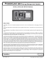 Preview for 4 page of Intellitec POWER LINE 2004 EMS Installation And Service Manual