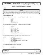 Preview for 8 page of Intellitec POWER LINE 2004 EMS Installation And Service Manual