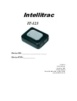 IntelliTrac IT-123 Quick Installation Manual preview