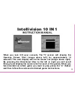 Preview for 7 page of Intellivision Productions 10500 User Manual