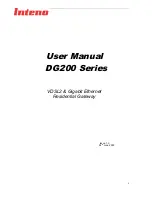 Inteno DG200 Series User Manual preview