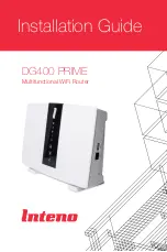 Inteno DG400 PRIME Installation Manual preview