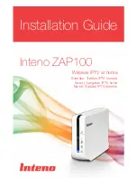 Preview for 1 page of Inteno zap100 Installation Manual