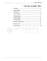 Preview for 2 page of intensity MDV-D100Q4/N1-D Service Manual