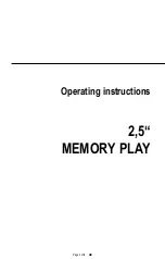 Preview for 7 page of Intenso 2,5" MEMORY BOARD Operating Instructions Manual