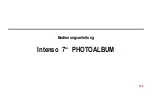 Intenso 7" PHOTOALBUM Operating Instructions Manual preview