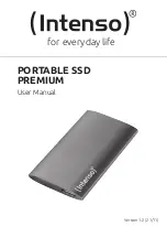 Preview for 1 page of Intenso EXTERNAL SSD USB 3.2 GEN 1x1 SSD User Manual