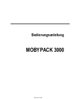 Preview for 2 page of Intenso Mobypack 3000 Manual