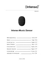 Intenso Music Dancer Manual preview