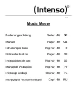 Preview for 1 page of Intenso Music Mover Manual