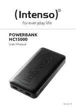 Intenso POWERBANK HC15000 User Manual предпросмотр