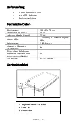 Preview for 5 page of Intenso POWERBANK S2500 User Manual