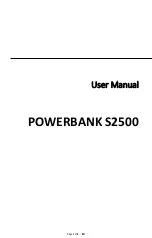 Preview for 10 page of Intenso POWERBANK S2500 User Manual