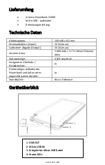 Preview for 5 page of Intenso POWERBANK S5000 Manual