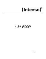 Preview for 1 page of Intenso Viddy User Manual