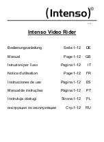 Preview for 1 page of Intenso Video Rider Manual