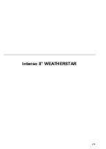 Intenso WeatherStar Manual preview