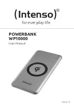 Preview for 1 page of Intenso WP10000 User Manual